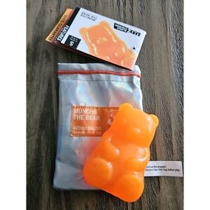 New Bark Box Super Chewer " Munchie The Bear " Dog Toy Marijuan Gummy Bear Small